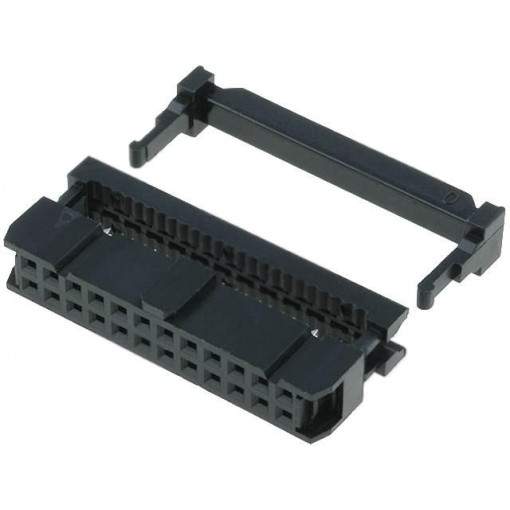 T812124A101CEU; Plug; IDC; female; PIN: 24; IDC; for ribbon cable; 1.27mm; AMPHENOL