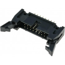 T816116A1S102CEU; Socket; IDC; male; PIN: 16; straight; with ejector; THT; 2.54mm; AMPHENOL