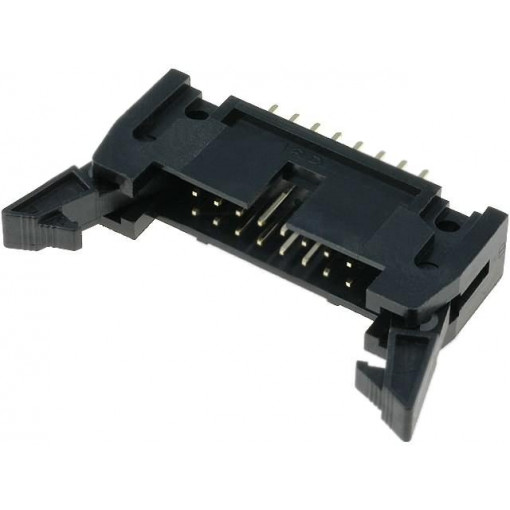 T816116A1S102CEU; Socket; IDC; male; PIN: 16; straight; with ejector; THT; 2.54mm; AMPHENOL