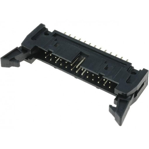 T816126A1S102CEU; Socket; IDC; male; PIN: 26; straight; with ejector; THT; 2.54mm; AMPHENOL