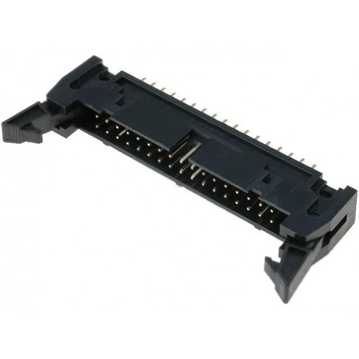 T816134A1S102CEU; Socket; IDC; male; PIN: 34; straight; with ejector; THT; 2.54mm; AMPHENOL