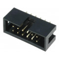 T821112A1S100CEU; Socket; IDC; male; PIN: 12; straight; THT; gold-plated; 2.54mm; AMPHENOL T821112A1S100CEU; Socket; IDC; male; PIN: 12; straight; THT; gold-plated; 2.54mm; AMPHENOL