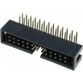 T821126A1R100CEU; Socket; IDC; male; PIN: 26; angled 90°; THT; gold-plated; 2.54mm; AMPHENOL T821126A1R100CEU; Socket; IDC; male; PIN: 26; angled 90°; THT; gold-plated; 2.54mm; AMPHENOL