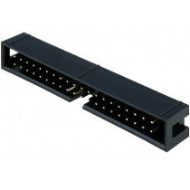 T821140A1S100CEU; Socket; IDC; male; PIN: 40; straight; THT; gold-plated; 2.54mm; AMPHENOL