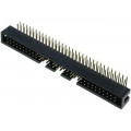 T821164A1R100CEU; Socket; IDC; male; PIN: 64; angled 90°; THT; gold-plated; 2.54mm; AMPHENOL T821164A1R100CEU; Socket; IDC; male; PIN: 64; angled 90°; THT; gold-plated; 2.54mm; AMPHENOL