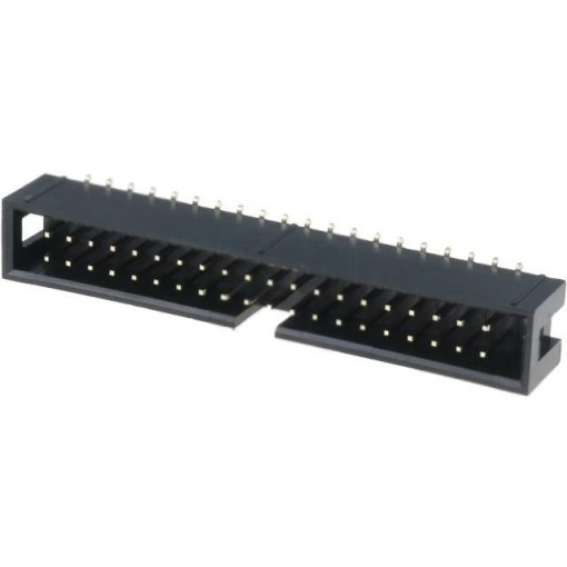 T821M140A1S100CEUB; Socket; IDC; male; PIN: 40; vertical; SMT; gold flash; 2.54mm; AMPHENOL