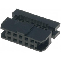 T826110A200CEU; Plug; IDC; female; PIN: 10; IDC; for ribbon cable; 1mm; gold-plated; AMPHENOL