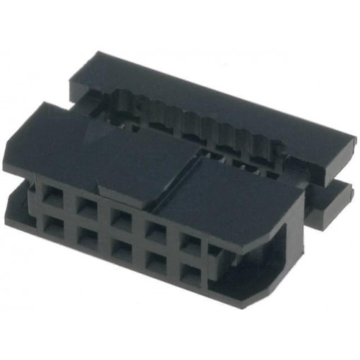 T826110A200CEU; Plug; IDC; female; PIN: 10; IDC; for ribbon cable; 1mm; gold-plated; AMPHENOL