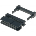 T826114A101CEU; Plug; IDC; female; PIN: 14; with cable clamp; IDC; for ribbon cable; AMPHENOL T826114A101CEU; Plug; IDC; female; PIN: 14; with cable clamp; IDC; for ribbon cable; AMPHENOL
