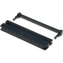 T826140A101CEU; Plug; IDC; female; PIN: 40; with cable clamp; IDC; for ribbon cable; AMPHENOL