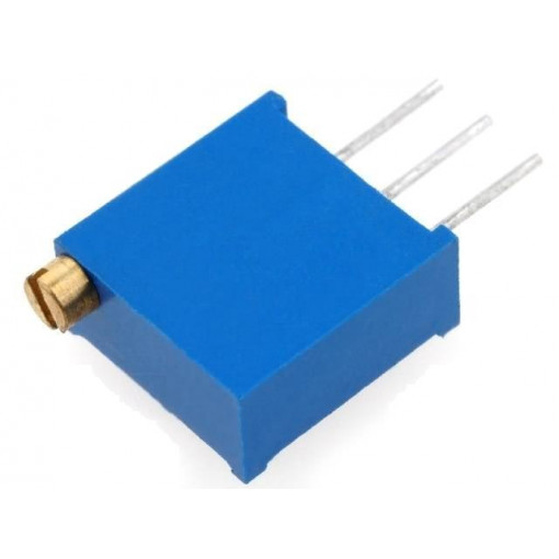 T910W-100K; Potentiometer: mounting; multiturn; 100kΩ; 500mW; THT; ±10%; linear; SR PASSIVES