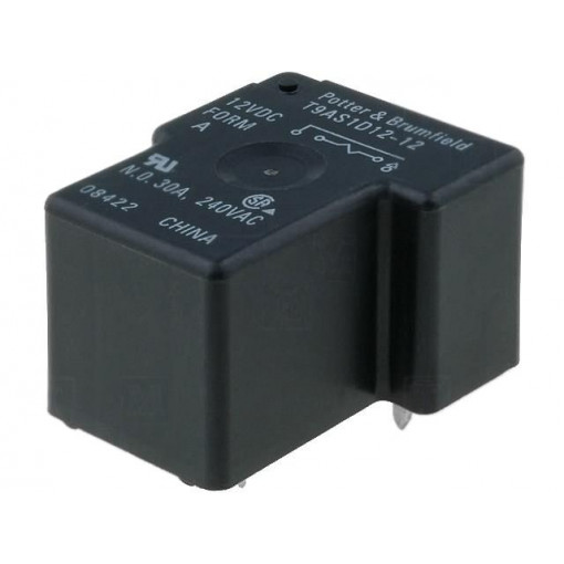 1-1393210-3; Relay: electromagnetic; SPST-NO; Ucoil: 12VDC; 30A; Ucoil min: 9VDC; TE Connectivity 1-1393210-3; Relay: electromagnetic; SPST-NO; Ucoil: 12VDC; 30A; Ucoil min: 9VDC; TE Connectivity