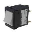 4435.0195; Circuit breaker; Urated: 240VAC; 60VDC; 10A; DPST; Poles: 2; 34x26mm; SCHURTER