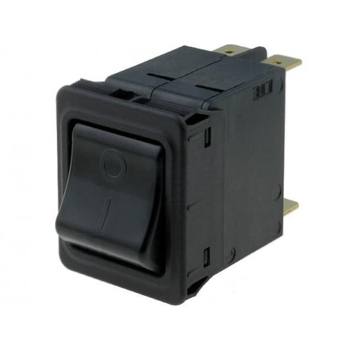 4435.0378; Circuit breaker; Urated: 240VAC; 60VDC; 16A; DPST; Poles: 2; 34x26mm; SCHURTER