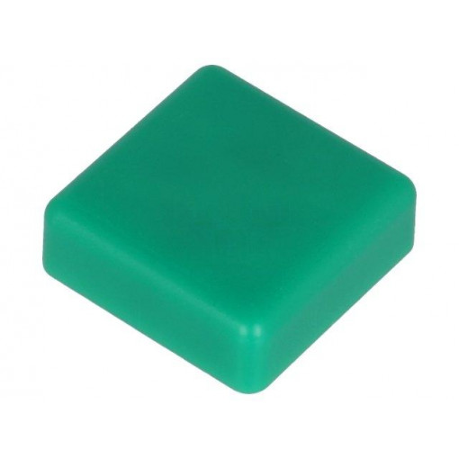 TACT-2BSGN; Button; square; green; 12x12mm; Application: TACTS-24; NINIGI