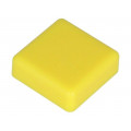 TACT-2BSYL; Button; square; yellow; 12x12mm; Application: TACTS-24; NINIGI