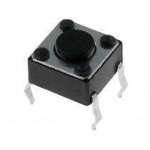 ; Microswitch TACT; SPST-NO; Pos: 2; 0.05A/12VDC; THT; none; 1.6N; NINIGI
