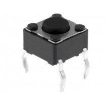 ; Microswitch TACT; SPST-NO; Pos: 2; 0.05A/12VDC; THT; none; 2.5N; NINIGI