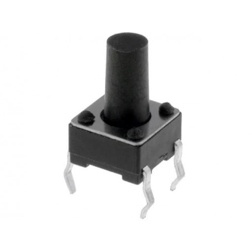 ; Microswitch TACT; SPST-NO; Pos: 2; 0.05A/12VDC; THT; none; 1N; 6x6mm; NINIGI