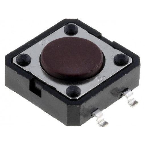 TACTM-24N; Microswitch TACT; SPST-NO; Pos: 2; 0.05A/12VDC; SMT; none; 1.6N; NINIGI