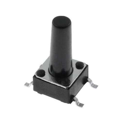 TACTM-613N-F; Microswitch TACT; SPST-NO; Pos: 2; 0.05A/12VDC; SMT; none; 1.6N; NINIGI