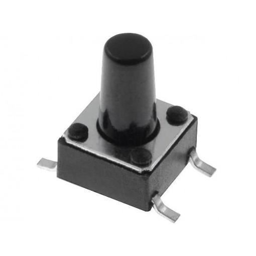 ; Microswitch TACT; SPST-NO; Pos: 2; 0.05A/12VDC; SMT; none; 1.6N; NINIGI