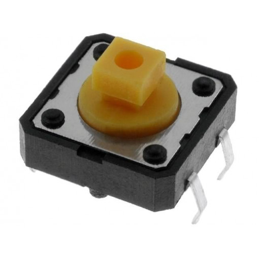 ; Microswitch TACT; SPST-NO; Pos: 2; 0.05A/12VDC; THT; none; 2.5N; NINIGI