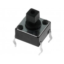 ; Microswitch TACT; SPST-NO; Pos: 2; 0.05A/12VDC; THT; none; 1.5N; NINIGI