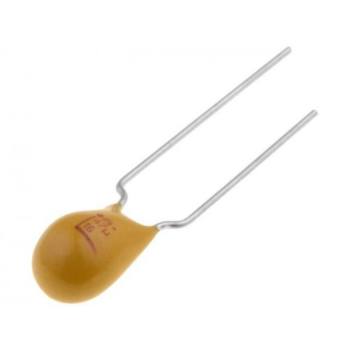 TAP476K016CCS; Capacitor: tantalum; 47uF; 16VDC; THT; ±10%; -55÷125°C; 5mm; AVX