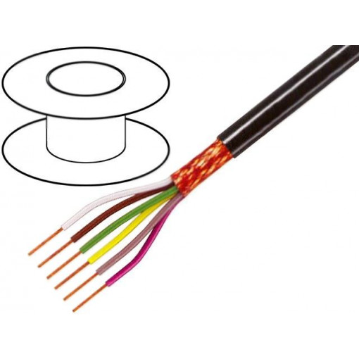 C10050; Wire; 10x0,5mm2; braid made of copper wires; PVC FirestoP®; 49V; TASKER