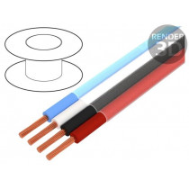 C104; Wire: loudspeaker cable; 4x1mm2; stranded; OFC; PVC; unshielded; TASKER