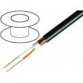 C114 BLACK; Wire: microphone cable; 2x0,25mm2; black; OFC; PVC; -15÷70°C; Ø6mm; TASKER C114 BLACK; Wire: microphone cable; 2x0,25mm2; black; OFC; PVC; -15÷70°C; Ø6mm; TASKER