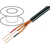 C116; Wire: microphone cable; 4x0,14mm2; black; OFC; PVC; -15÷70°C; 100m; TASKER C116; Wire: microphone cable; 4x0,14mm2; black; OFC; PVC; -15÷70°C; 100m; TASKER