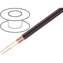 C121 BLACK; Wire: microphone cable; 2x0,25mm2; black; OFC; PVC; -15÷70°C; 100m; TASKER C121 BLACK; Wire: microphone cable; 2x0,25mm2; black; OFC; PVC; -15÷70°C; 100m; TASKER
