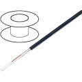 C124; Wire: microphone cable; 2x0,12mm2; black; OFC; PVC; -15÷70°C; 100m; TASKER