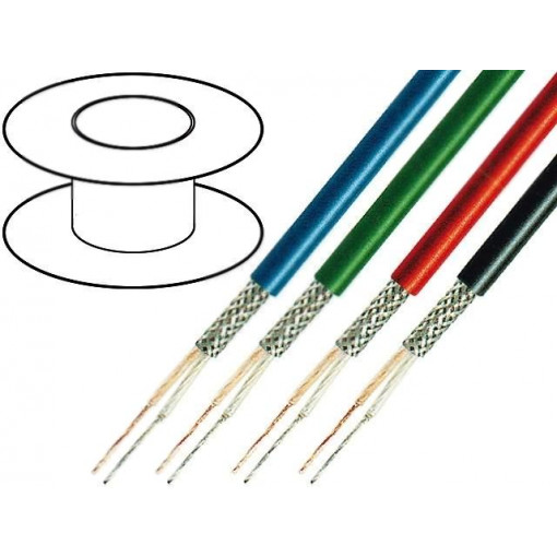 C128 BLUE; Wire: microphone cable; 2x0,35mm2; blue; OFC; PVC; -15÷70°C; Ø6.3mm; TASKER C128 BLUE; Wire: microphone cable; 2x0,35mm2; blue; OFC; PVC; -15÷70°C; Ø6.3mm; TASKER