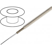 C195; Wire: microphone cable; 1x0,5mm2; transparent; OFC,tinned; PVC; TASKER