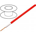 C206-RED; Wire; stranded; OFC; 1x1mm2; PVC; red; 49V; -15÷70°C; double sheath; TASKER