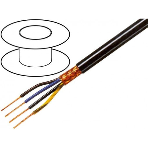 C2075; Wire; 2x0,75mm2; braid made of copper wires; PVC FirestoP®; 49V; TASKER