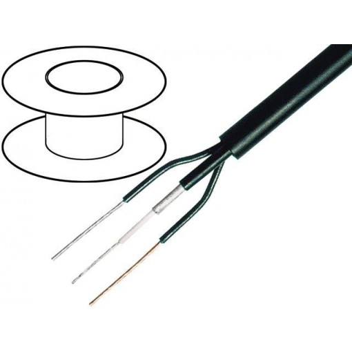 C224; Wire: AV; Outside insul.material: PVC FirestoP®; OFC; black; 3; TASKER