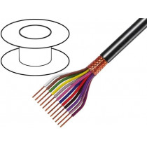 C3035; Wire; 3x0,35mm2; braid made of copper wires; PVC FirestoP®; 49V; TASKER