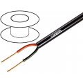 C276 LSZH; Wire: loudspeaker cable; 2x2,5mm2; stranded; OFC; black; LSZH; 100m; TASKER