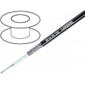 RG58PUR; Wire: coaxial; RG58; 1x50Ω; stranded; OFC; PUR; black; 100m; TASKER
