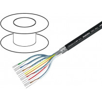 TSK1060 SUPER; Wire: AV; Outside insul.material: PVC; OFC,tinned; black; 15; 30VAC; TASKER