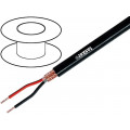 TSK1115; Wire: loudspeaker cable; 2x2,5mm2; stranded; OFC; black; shielded; TASKER