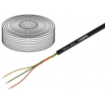 TSK1146; Wire: headset; stranded; 3x0,04mm2; OFC; Shielding: unshielded; TASKER
