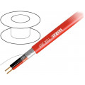 TSK302; Wire: loudspeaker cable; 2x1,5mm2; stranded; OFC; red; LSZH; 100m; TASKER