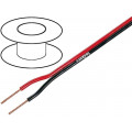 TSK51; Wire: loudspeaker cable; 2x0,5mm2; stranded; CCA; black-red; PVC; TASKER