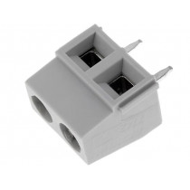 1546216-2; PCB terminal block; angled 90°; 5mm; ways: 2; on PCBs; 0.05÷1.4mm2; TE Connectivity 1546216-2; PCB terminal block; angled 90°; 5mm; ways: 2; on PCBs; 0.05÷1.4mm2; TE Connectivity