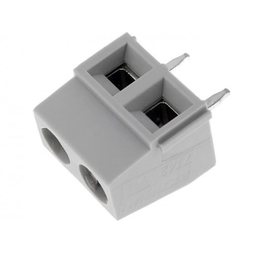 1546216-2; PCB terminal block; angled 90°; 5mm; ways: 2; on PCBs; 0.05÷1.4mm2; TE Connectivity 1546216-2; PCB terminal block; angled 90°; 5mm; ways: 2; on PCBs; 0.05÷1.4mm2; TE Connectivity